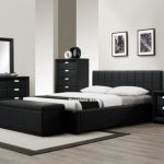 Bedroom:Contemporary Black Bedroom Furniture Sleepland Rossi Black