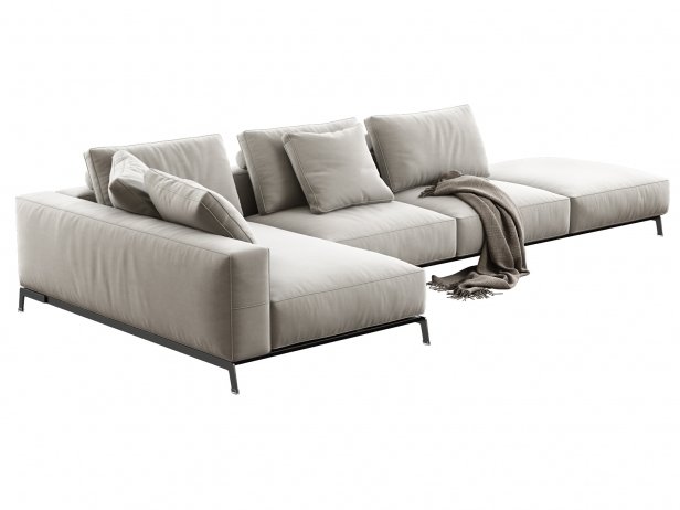Ettore Modular Sofa 3d model | Flexform