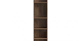 Amazon.com: Tvilum 71775dj Element 5 Shelf Narrow Bookcase Walnut