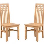 Amazon.com - Trithi Furniture - Creswell American Solid Oak Dining