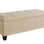 Amazon.com: Linon Carmen Shoe Storage Ottoman: Kitchen & Dining