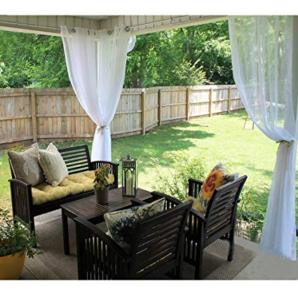 Amazon.com: Sheer Curtains Panels for Patio - RYB HOME Window