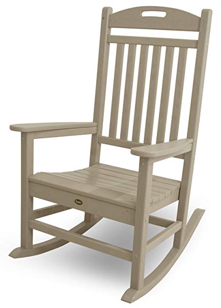 Amazon.com : Trex Outdoor Furniture Yacht Club Rocker Chair, Sand