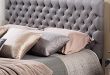 Amazon.com - Grey Tufted Headboard Full Size/Queen Button Nailed