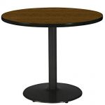 Amazon.com: KFI Seating Round Black Base Pedestal Table with Top