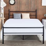 Metal Platform Queen Bed Frame /Bed, Box Spring Replacement with