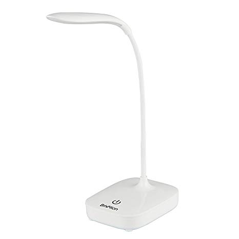 Brivation Dimmable LED Desk Lamp, 3 Dimming Levels, Eye-care, Touch