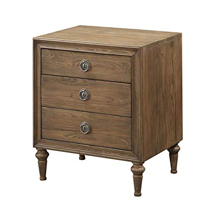 Amazon.com: Acme Furniture 26093 Inverness Nightstand, Reclaimed Oak