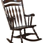 Amazon.com: Windsor Rocking Chair Medium Brown: Kitchen & Dining