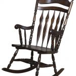 Coaster Rocking Chair, Walnut Finish - Traditional - Rocking Chairs