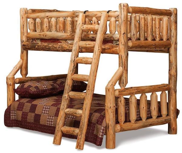 Amish Log Furniture Rustic Bunk Beds