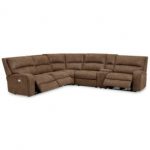 Furniture Brant 6-Pc. Fabric Sectional Sofa with 3 Power Recliners