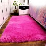 Fluffy Rugs Anti Skiding Shaggy Area Rug Dining Room Carpet Floor