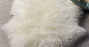 Amazon.com: Super Area Rugs Single Silky New Zealand Fur Sheepskin