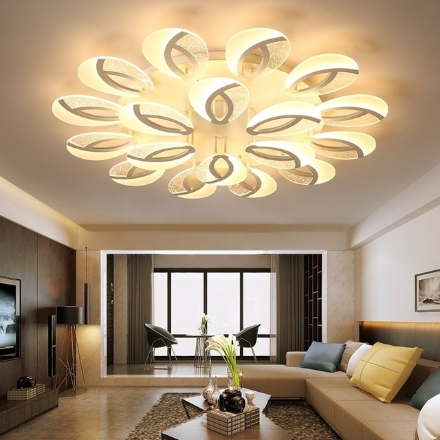Modern LED ceiling Chandelier lighting dining room plafond avize