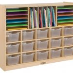 Multi, Section Storage Cabinet With 15 Bins, CL - Contemporary