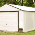 Arrow Murryhill 12 x 24 Storage Shed with Roll-up Garage Door