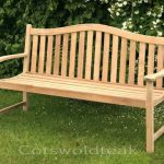 Wasdale 3 seater teak garden bench
