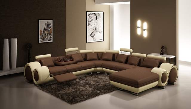 Online Shop Modern living room large corner sofa U shaped sectional