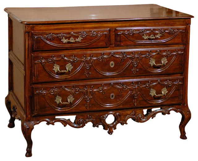Consigned Period Louie XV Chest - Traditional - Furniture - by