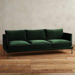 The Hunt for a Non-Velvet Green Sofa | Shopping Guides | Green sofa