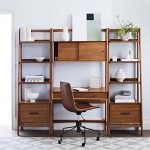 Mid-Century Wall Desk + Shelf Set - Narrow | west elm