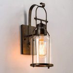 Vintage Wall Sconce, MKLOT Ecopower Industrial Country Style 5.90