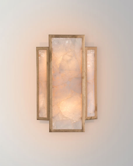John-Richard Collection Calcite 2-Light Wall Sconce