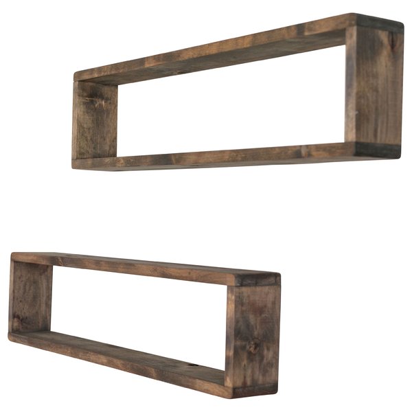 Union Rustic Perdomo Stackable Long Box Wall Shelf & Reviews | Wayfair