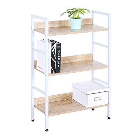 Amazon.com: WOLTU White Bookshelf Wood Beautiful Bookcase Small