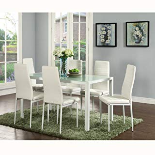 Amazon.com: White - Table & Chair Sets / Kitchen & Dining Room