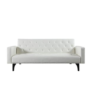 A multipurpose white sofa bed