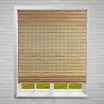 Amazon.com: Calyx Interiors Bamboo Roman Window Blinds Shades, 32