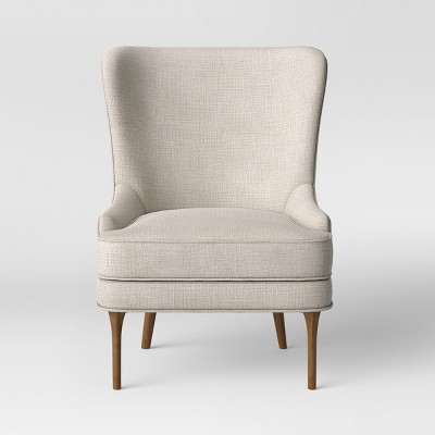 Cheswold Wingback Chair Beige - Threshold™ : Target