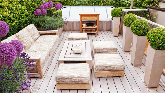 20 Wonderful Outdoor Garden Furniture Ideas in Wood | Home Design Lover