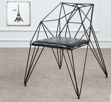 Eat chair diamond hollow out wire chairs. Loft design furniture
