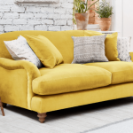 Summer season with a yellow sofa | Darlings of Chelsea
