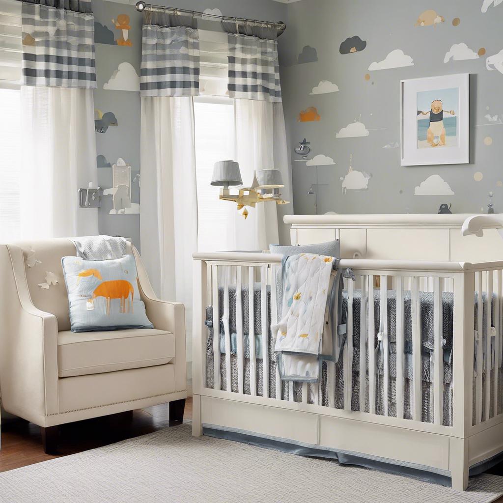 Nautical Navy and ‌White Decor for a Classic Nursery