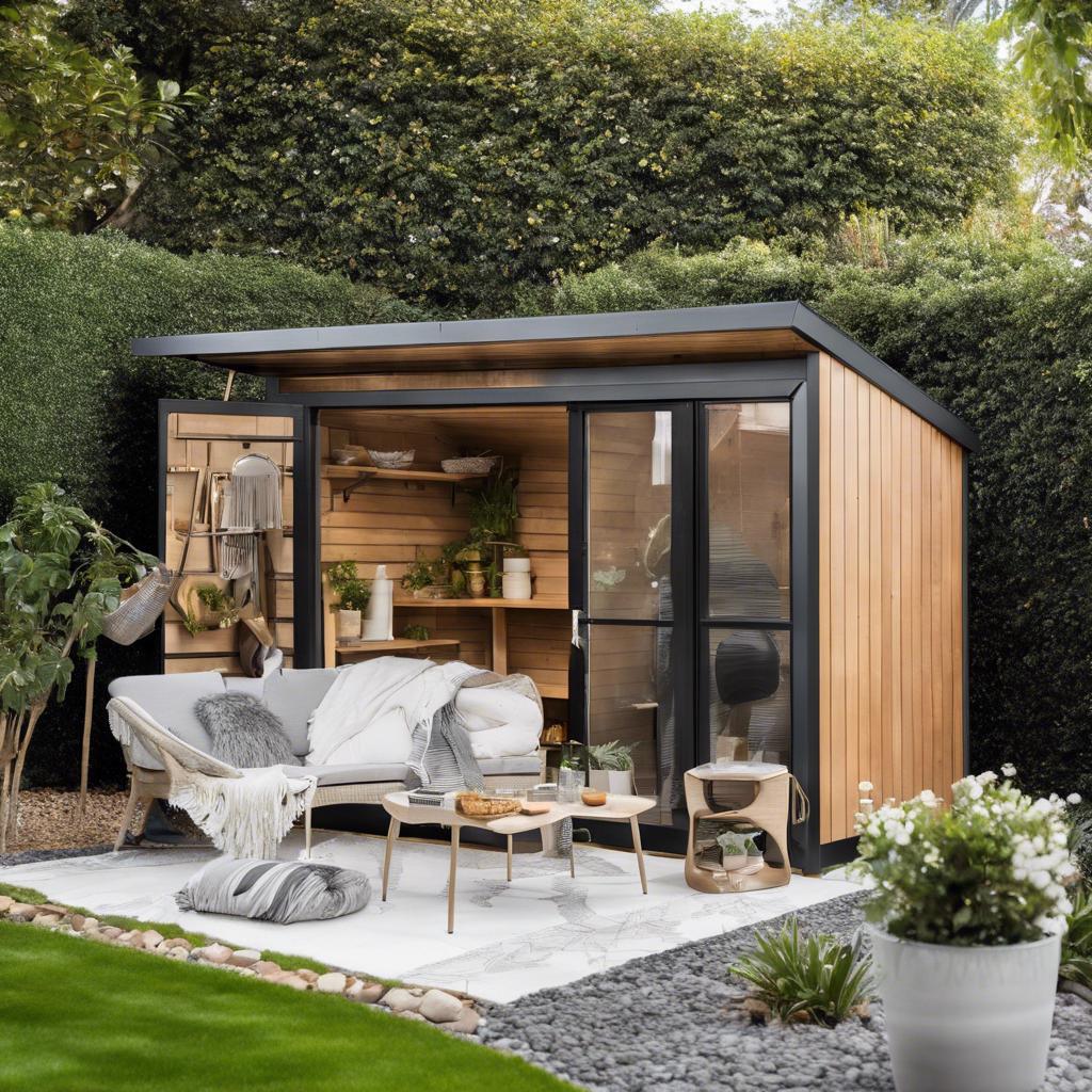 Maximizing Space with a​ Stylish Modern Shed