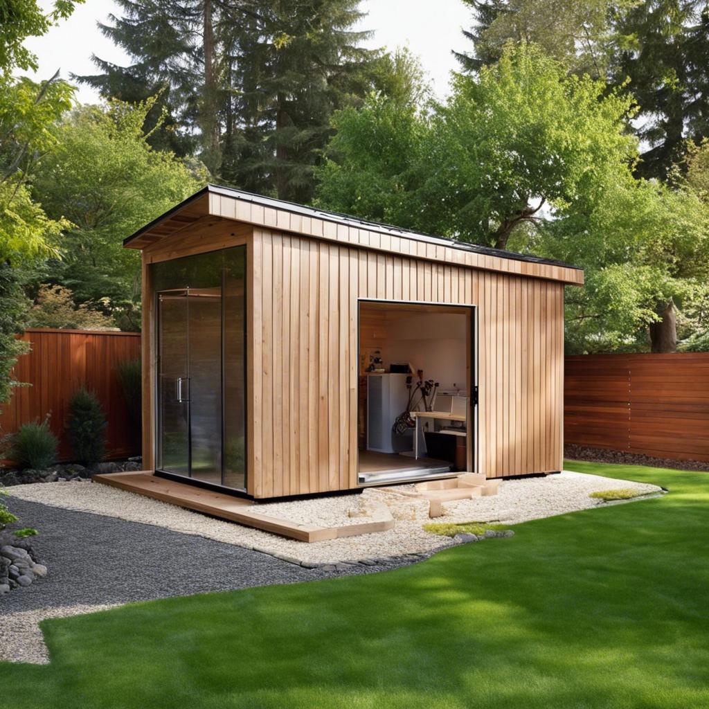 Practical Considerations for Modern Shed Design: ⁢Durability and Weatherproofing