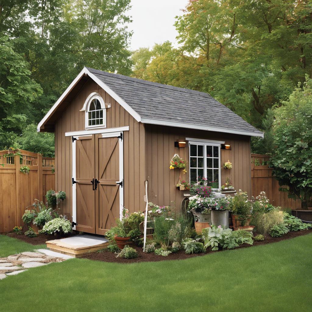 Adding Personality with Creative Backyard Shed Design⁤ Ideas