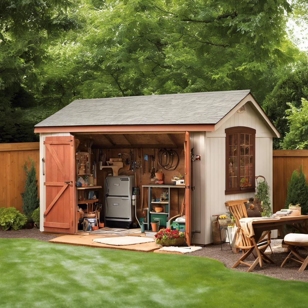 - Practicality Meets Style:⁤ Innovative ⁣Storage Solutions⁣ for Backyard Sheds