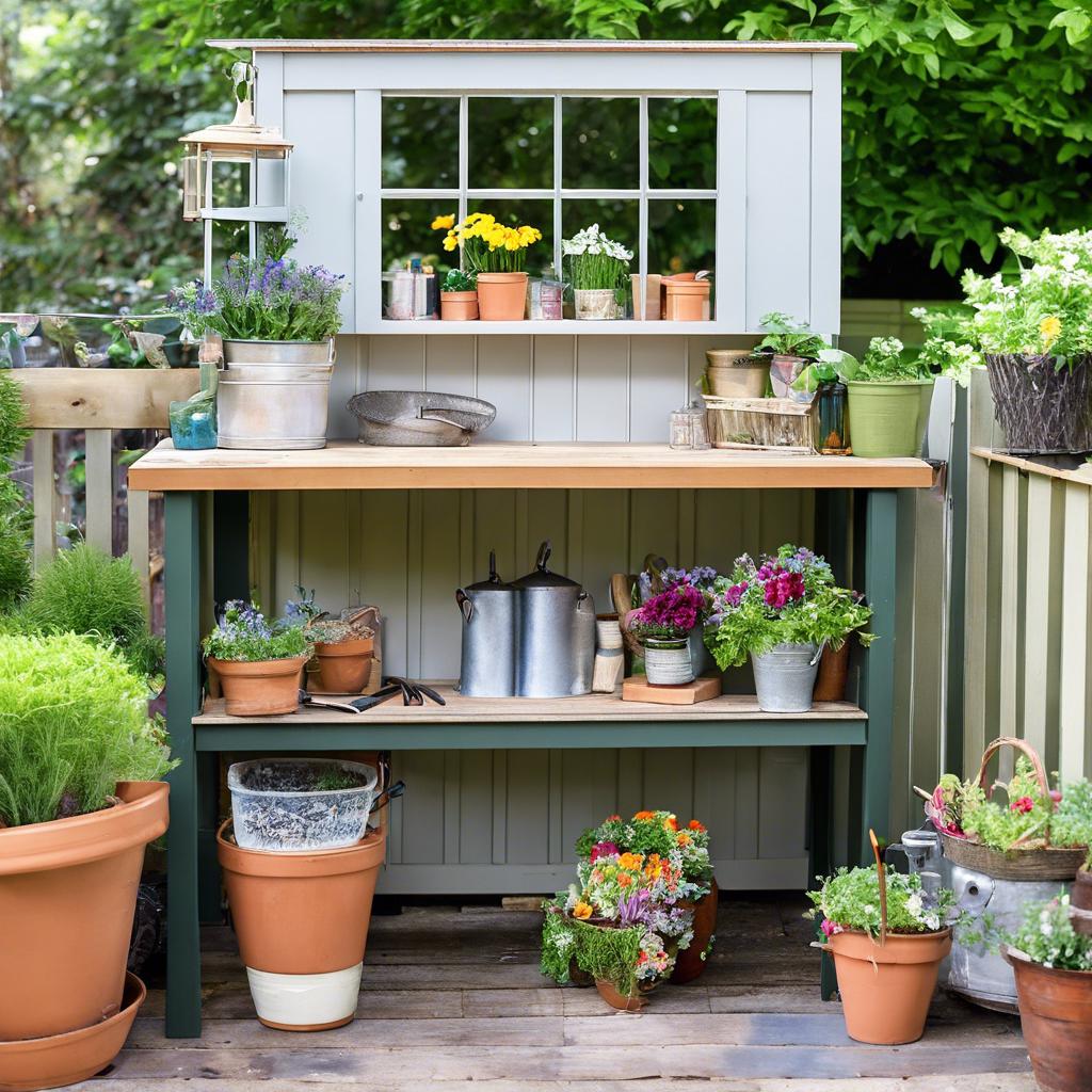 Designing a Functional and Beautiful Potting Bench