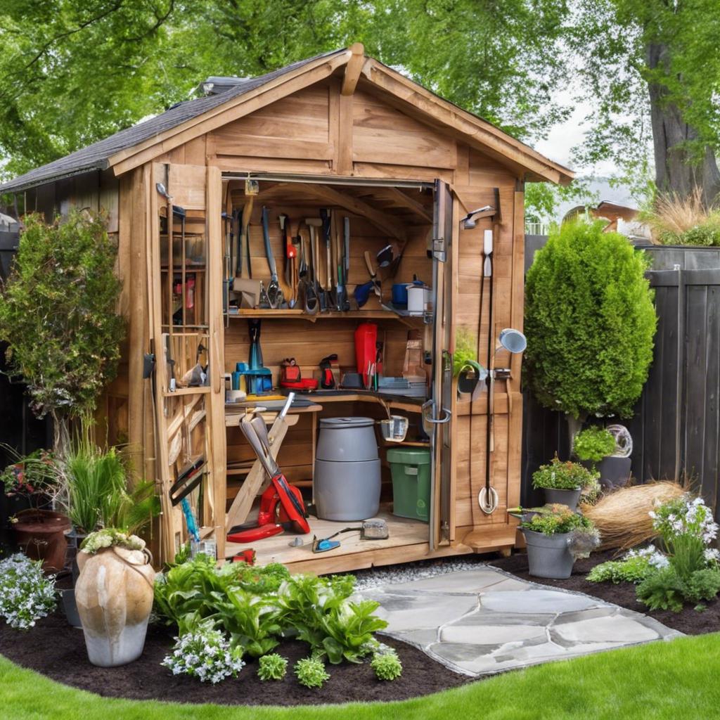 Innovative Ideas for Maximizing Space in ⁢Your ⁤Backyard Shed Design