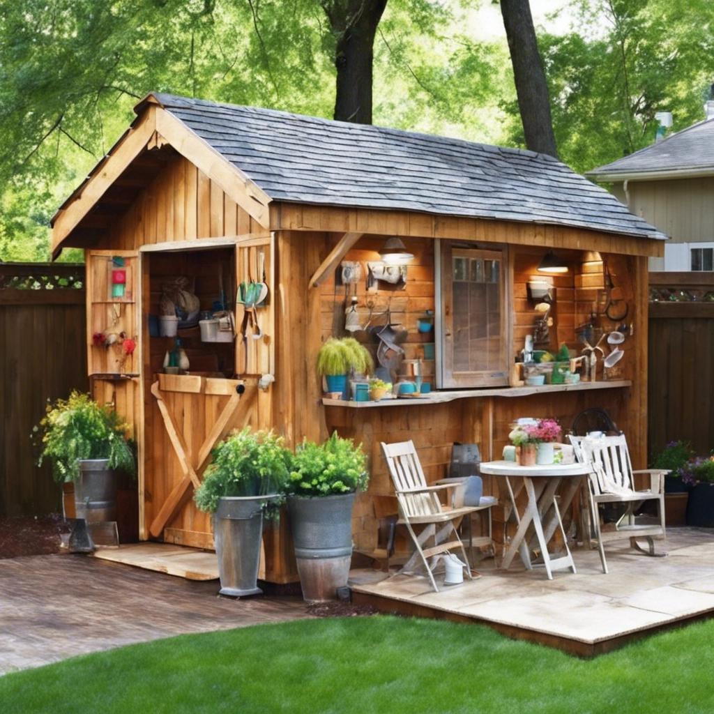 Incorporating Natural ⁣Elements into⁢ Your Backyard Shed Design