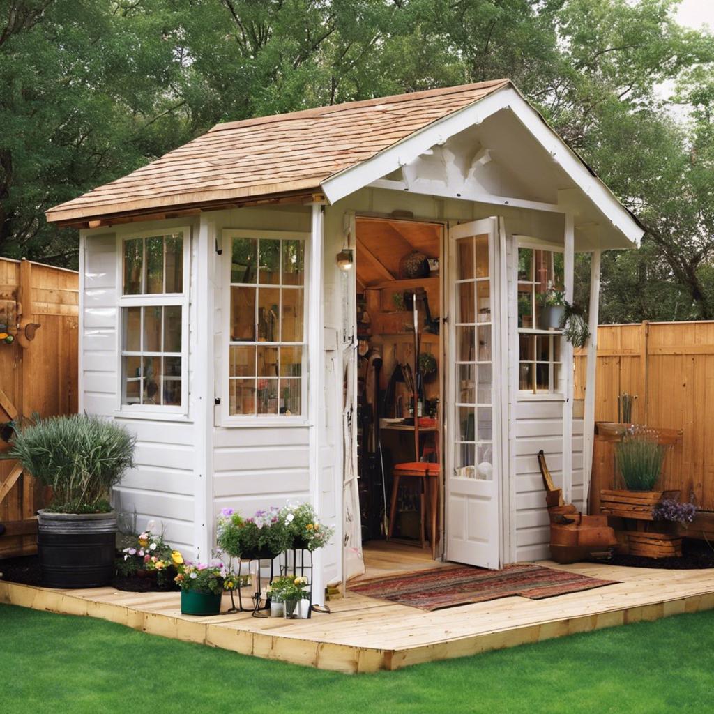 Multi-Functional Masterpiece: ⁢Innovative Uses for Backyard Shed Designs