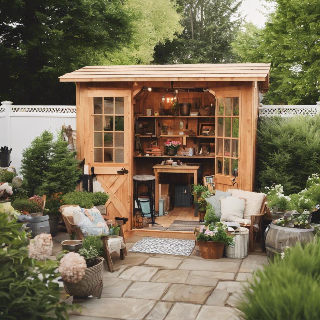 Personalizing Your Backyard Shed Design ‍with Decor