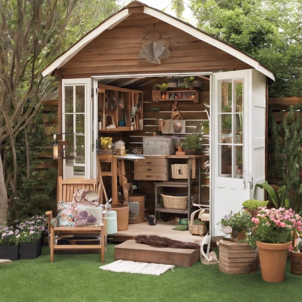 Creative​ Storage Solutions for Backyard Shed Design