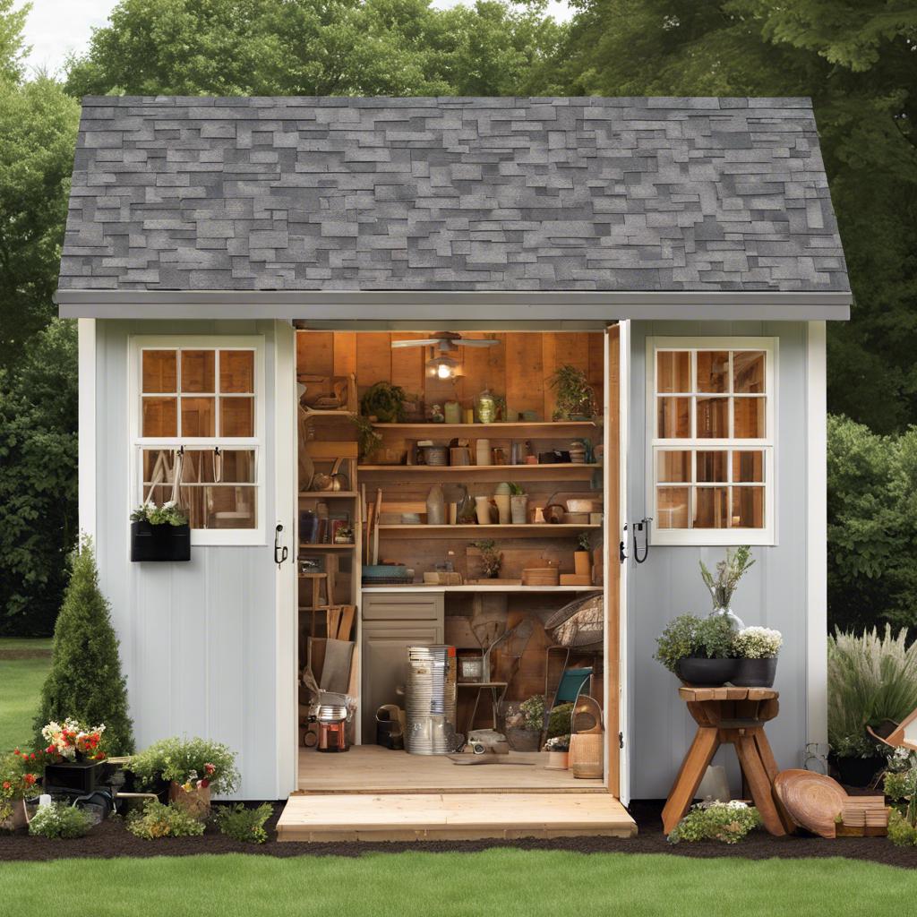 Incorporating⁣ Green Design Elements in ⁢Your Backyard Shed