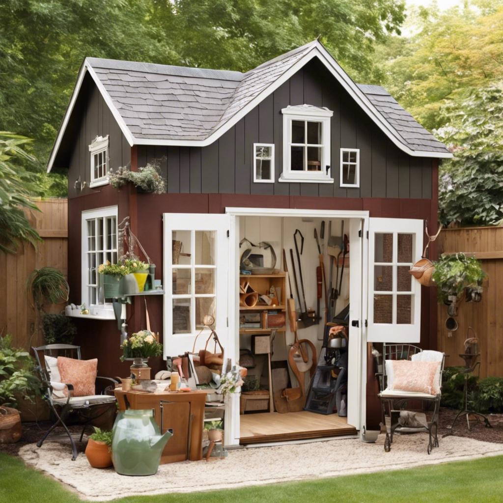 Incorporating Greenery and Landscaping into Your Backyard Shed Design